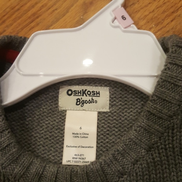 NWT Osh Gosh B'gosh Fire truck Sweater - Picture 5 of 6